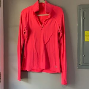 UnderArmour pink Breast Cancer quarter zip
